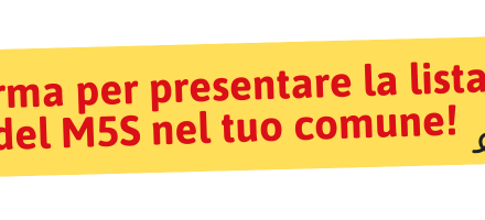 Firma per sostenere le nostre liste