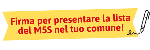Firma per sostenere le nostre liste